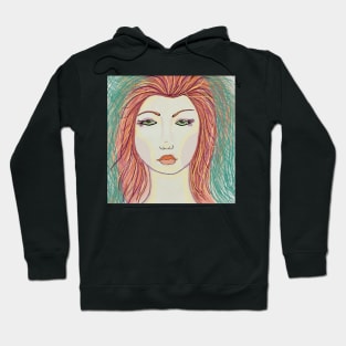 Lioness in the Wild digital art Hoodie